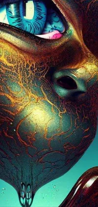 Eye Blue Human Body Live Wallpaper