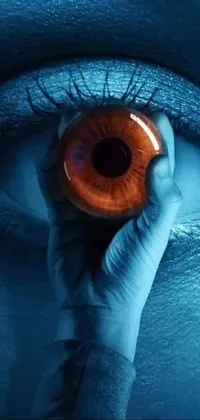 Eye Eyelash Azure Live Wallpaper