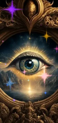 Eye Eyelash Light Live Wallpaper
