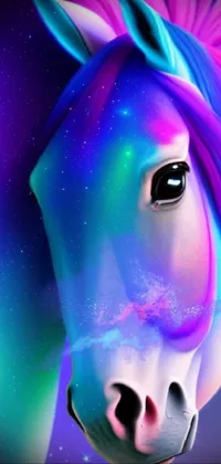 This vivid digital painting serves as an awe-inspiring live wallpaper for your phone