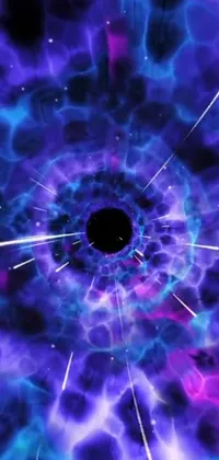 Eye Purple Astronomical Object Live Wallpaper