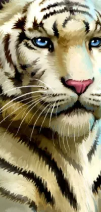 Eye White Tiger Live Wallpaper