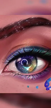 Eyebrow Eye Eyelash Live Wallpaper