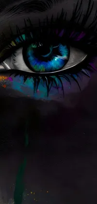 Eyebrow Eyelash Iris Live Wallpaper
