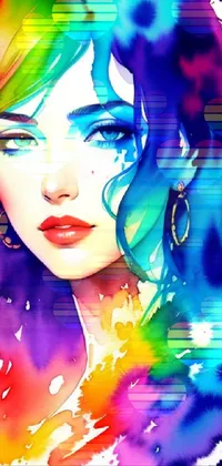 Eyelash Art Paint Live Wallpaper