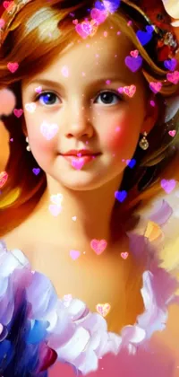 Eyelash Petal Barbie Live Wallpaper