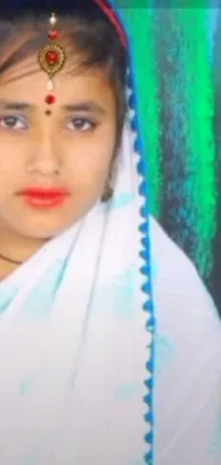 Eyelash Wedding Dress Sari Live Wallpaper