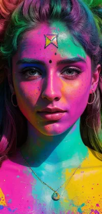 Face Chin Colorfulness Live Wallpaper