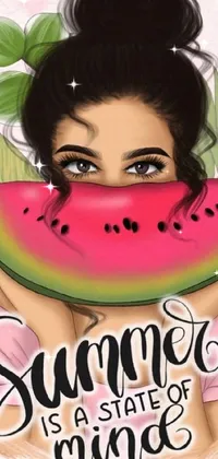 Face Fruit Cheek Live Wallpaper