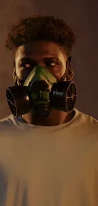 Face Hairstyle Gas Mask Live Wallpaper