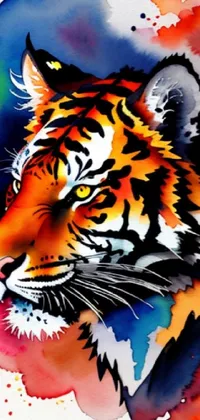 Facial Expression Bengal Tiger Carnivore Live Wallpaper