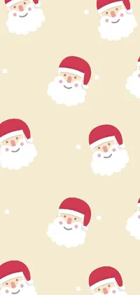 Facial Expression White Green Live Wallpaper