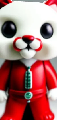 Facial Expression White Toy Live Wallpaper