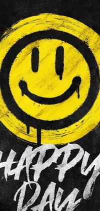 Facial Expression Yellow Smile Live Wallpaper