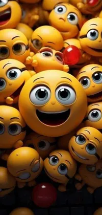 Facial Expression Yellow Toy Live Wallpaper