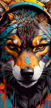 Felidae Carnivore Art Paint Live Wallpaper