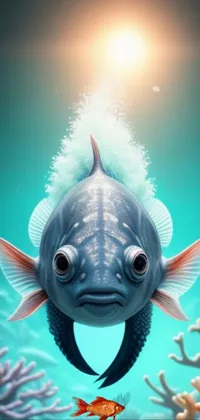 Fin Underwater Seafood Live Wallpaper