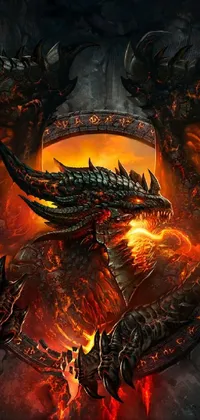 fire dragon Live Wallpaper