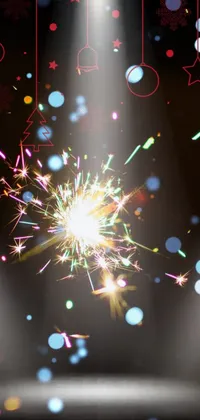 Fireworks Entertainment Font Live Wallpaper