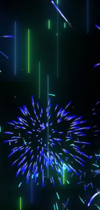 Fireworks Entertainment Line Live Wallpaper