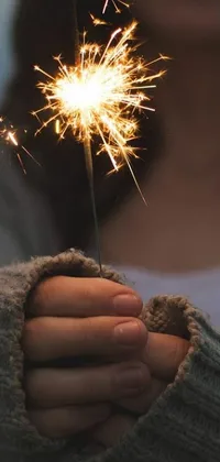 Fireworks Finger Nail Live Wallpaper