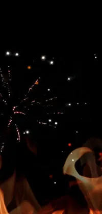 Fireworks Gesture Sky Live Wallpaper
