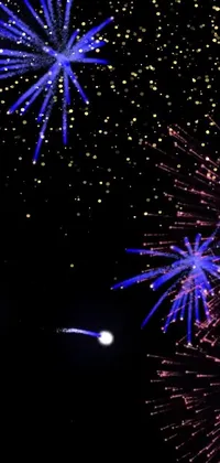 Fireworks Light Entertainment Live Wallpaper