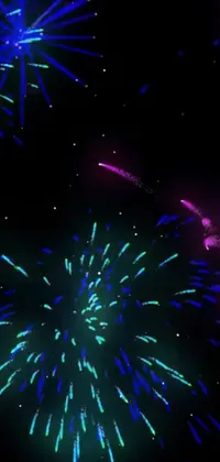 Fireworks Light Organism Live Wallpaper