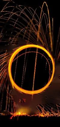 Fireworks Light Wheel Live Wallpaper