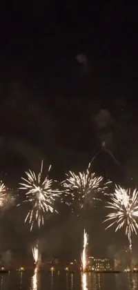 Fireworks Sky Cloud Live Wallpaper