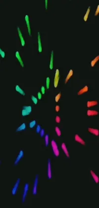 Fireworks Visual Effect Lighting Gas Live Wallpaper