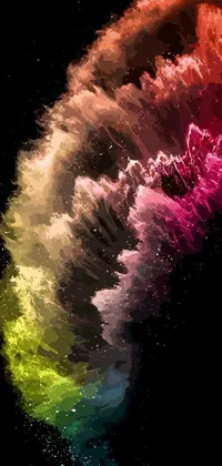 Fireworks Water Art Live Wallpaper