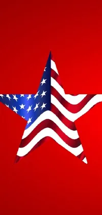 Flag Of The United States Font Star Live Wallpaper