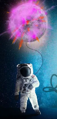 Flash Photography Art Astronaut Live Wallpaper