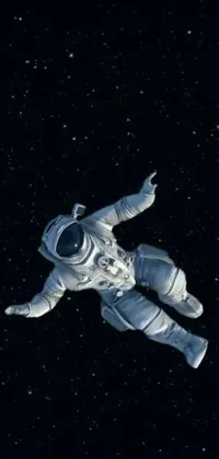 Flash Photography Astronaut Gesture Live Wallpaper