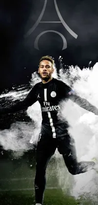 Download Cool Neymar Jr PSG Shirt Wallpaper