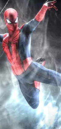 Flash Photography Spider-man Gesture Live Wallpaper