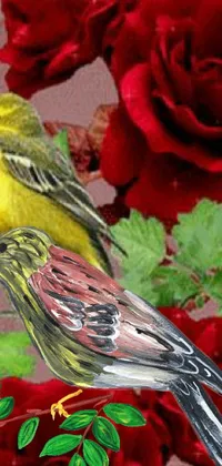 Flower Animal Bird Live Wallpaper