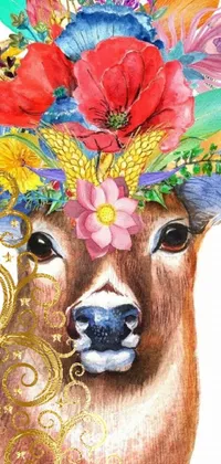 Flower Animal Child Art Live Wallpaper