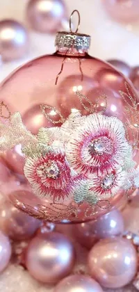 Flower Art Christmas Tree Live Wallpaper