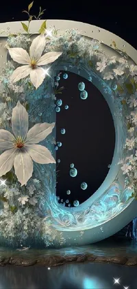 Flower Azure Petal Live Wallpaper