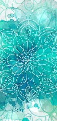 Flower Blue Azure Live Wallpaper