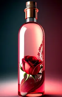 Flower Bottle Liquid Live Wallpaper