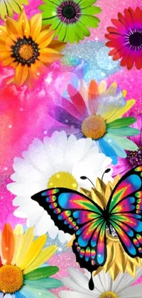Flower Butterfly Pollinator Live Wallpaper