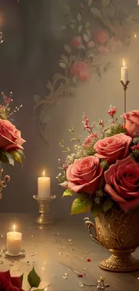 Flower Candle Plant Live Wallpaper
