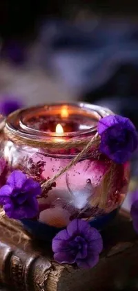 Flower Candle Plant Live Wallpaper