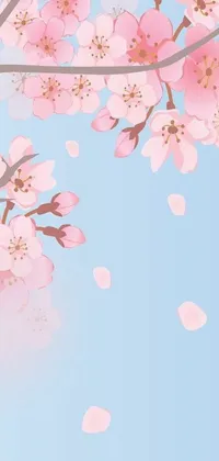 Flower Cartoon Pastel Live Wallpaper