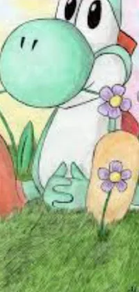 Flower Cartoon Plant Live Wallpaper