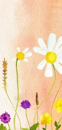 Flower Child Art Drawing Live Wallpaper