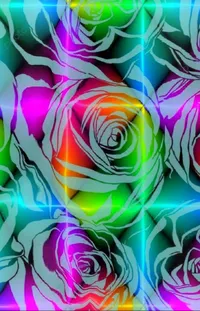 Flower Colorfulness Light Live Wallpaper